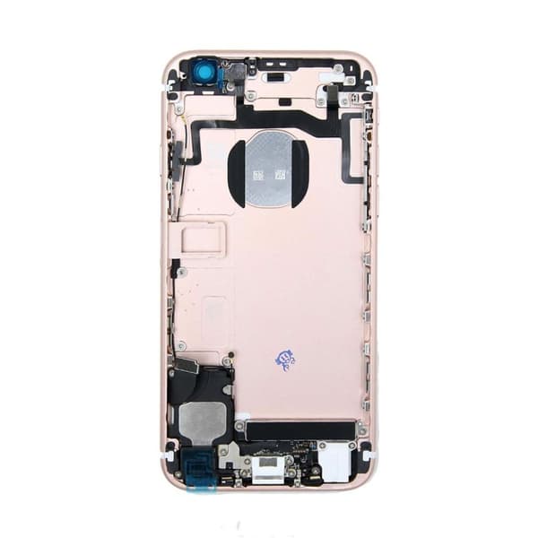 iPhone 6S Baksida med Komplett Ram - Roséguld