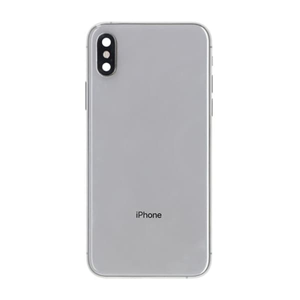 iPhone XS Baksida med Komplett Ram - Vit