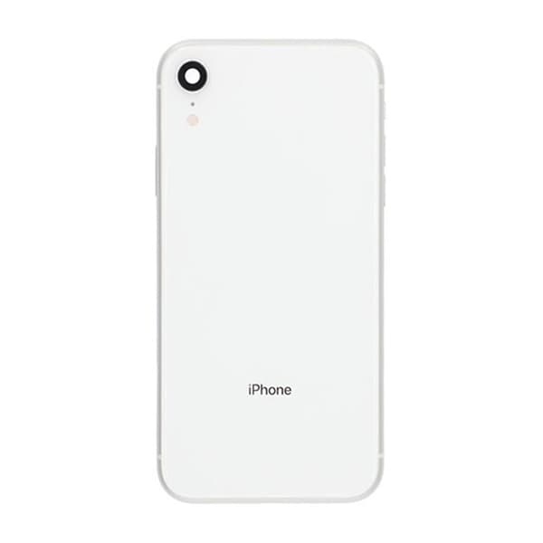 iPhone XR Baksida med Komplett Ram - Vit