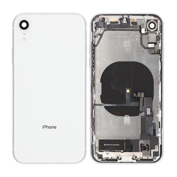 iPhone XR Baksida med Komplett Ram - Vit