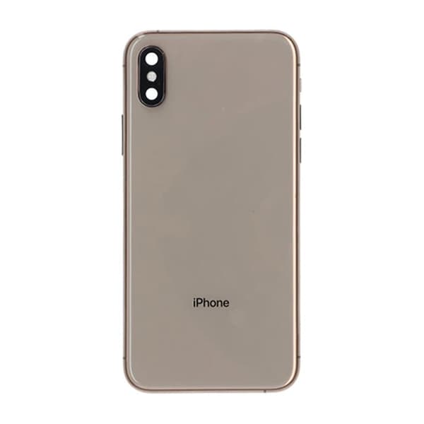 iPhone XS Baksida med Komplett Ram - Guld