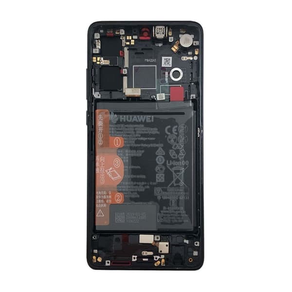 Huawei P30 Skärm med LCD Display och Batteri Original - Svart