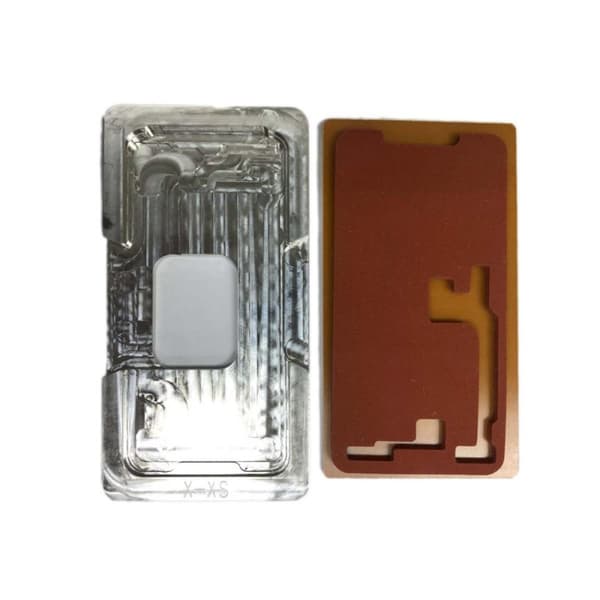 Aluminiumform med kudde Skärm-Laminering - iPhone X/XS