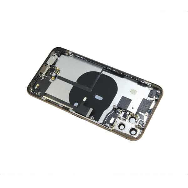 iPhone 11 Pro Max Baksida med Komplett Ram - Guld