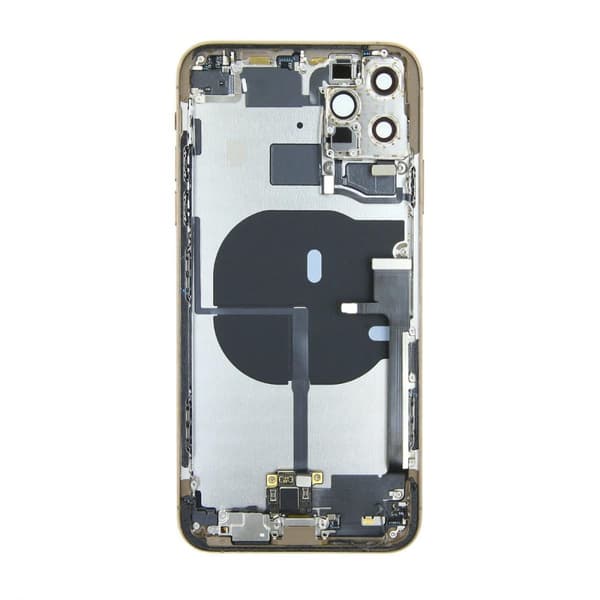iPhone 11 Pro Max Baksida med Komplett Ram - Guld