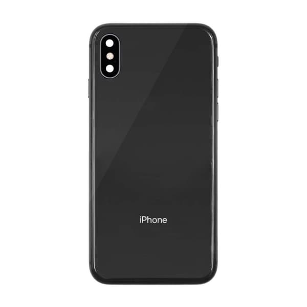 iPhone XS Baksida med Komplett Ram - Svart