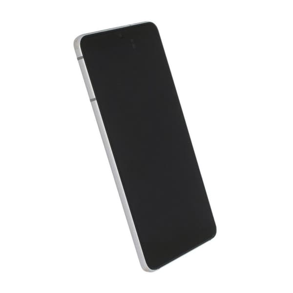 Samsung Galaxy S21 5G Skärm med LCD Display Original + Framkamera Original - Vit