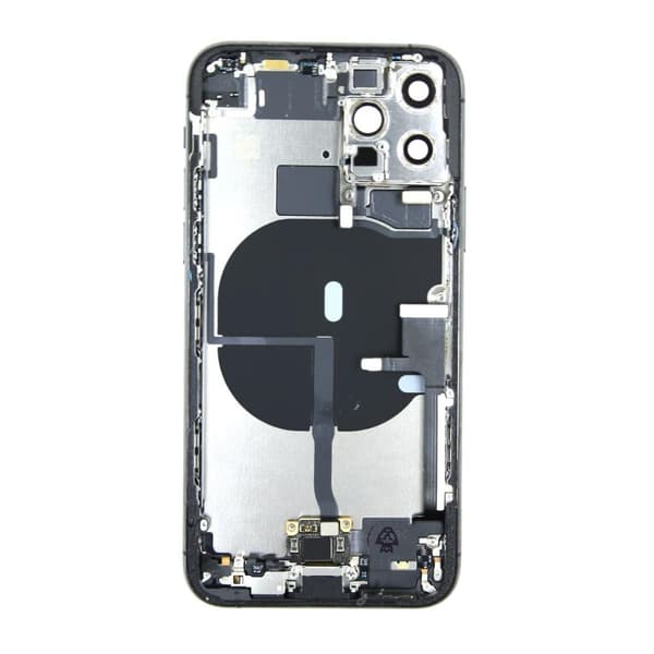 iPhone 11 Pro Baksida med Komplett Ram - Svart