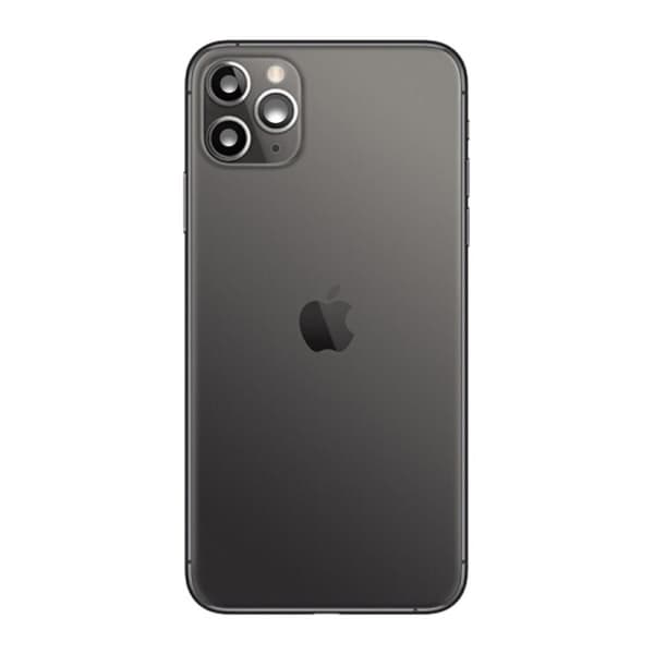 iPhone 11 Pro Baksida med Komplett Ram - Svart