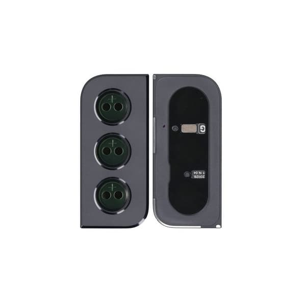 Original Samsung Galaxy S21 5G Dekorationsdel för Kamera Bakre Med Tejp - Phantom Grey