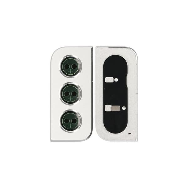 Original Samsung Galaxy S21 5G Dekorationsdel för Kamera Bakre Med Tejp - Phantom White