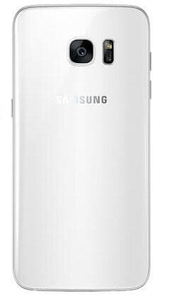 Samsung Galaxy S7 Edge Baksida Med Tejp - Vit