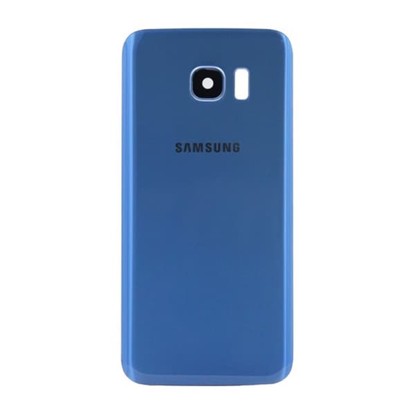 Samsung Galaxy S7 Edge Baksida Med Tejp - Korallblå