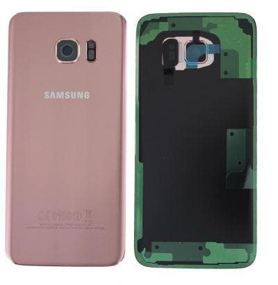 Samsung Galaxy S7 Edge Baksida Med Tejp - Roseguld