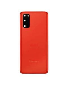 Samsung Galaxy S20 Baksida Med Tejp - Röd