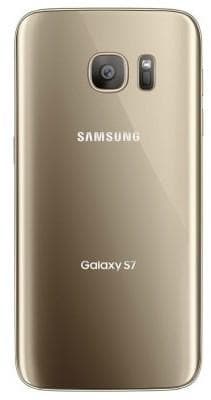 Samsung Galaxy S7 Baksida Med Tejp - Guld