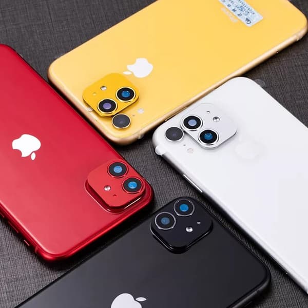 iPhone 11 Look-alike Kameralins - iPhone XR Gul