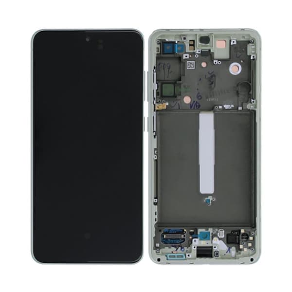 Samsung Galaxy S21 FE 5G Skärm med LCD Display Original - Grön