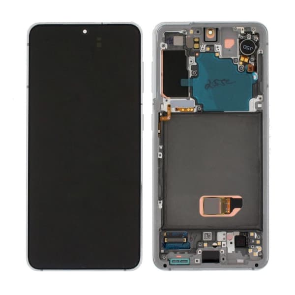 Samsung Galaxy S21 5G Skärm med LCD Display Original - Vit