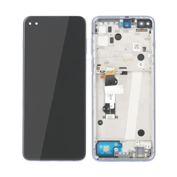 Motorola Moto G 5G Plus Skärm/Display - Azure Blå