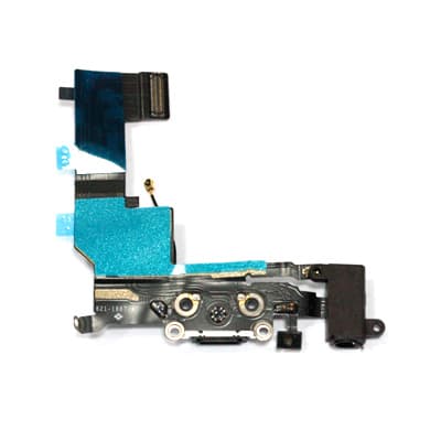 iPhone 5S Laddkontakt Flexkabel - Svart