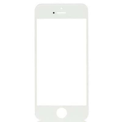 iPhone 5S Glasskärm Premium - Vit