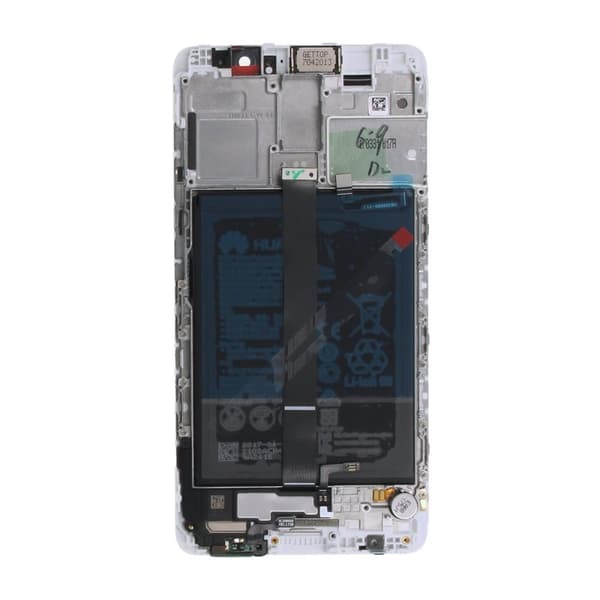 Huawei Mate 9 Skärm med LCD Display med Batteri Original - Silver