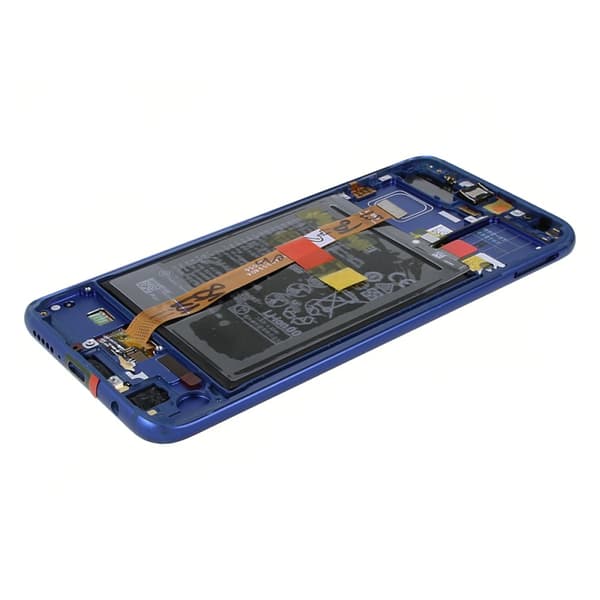 Huawei Honor 10 Skärm med LCD Display med Batteri Original - Blå
