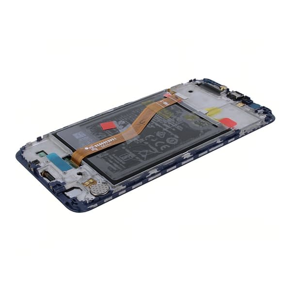 Huawei Honor View 10 Skärm med LCD Display med Batteri Original - Blå