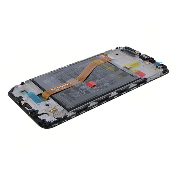 Huawei Honor View 10 Skärm med LCD Display med Batteri Original - Svart