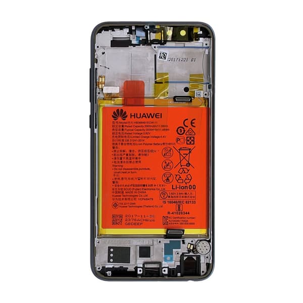 Huawei Honor 9 Lite Skärm med LCD Display med Batteri Original - Svart