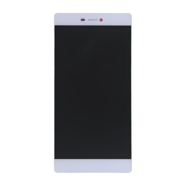 Huawei P8 Skärm med LCD Display med Batteri OEM - Vit
