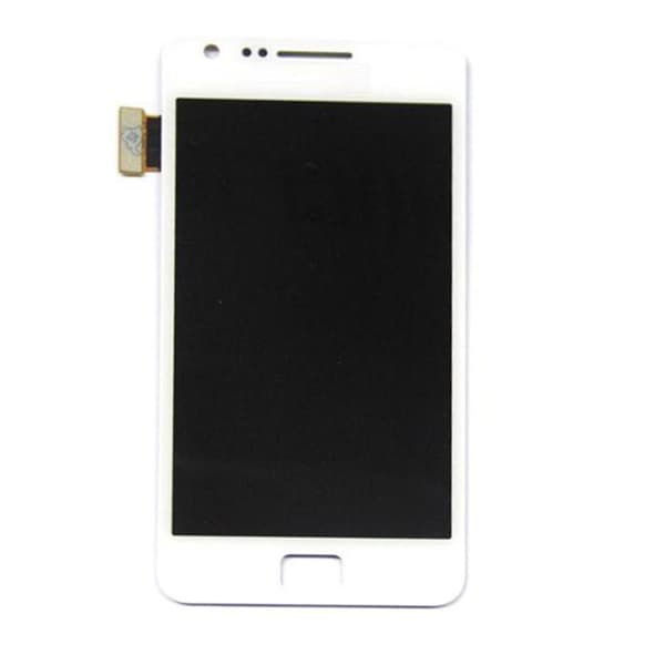 Samsung Galaxy S2 Plus Skärm med LCD Display - Vit