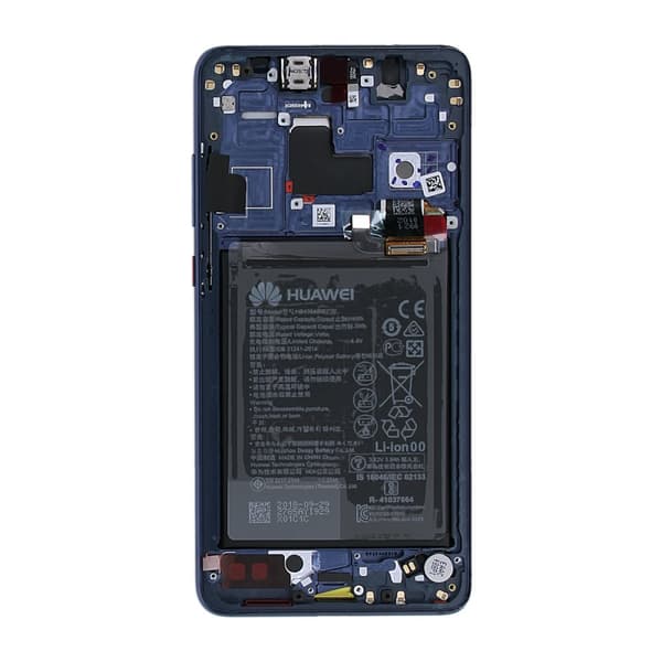 Huawei Mate 20 Skärm med LCD Display med Batteri Original - Blå
