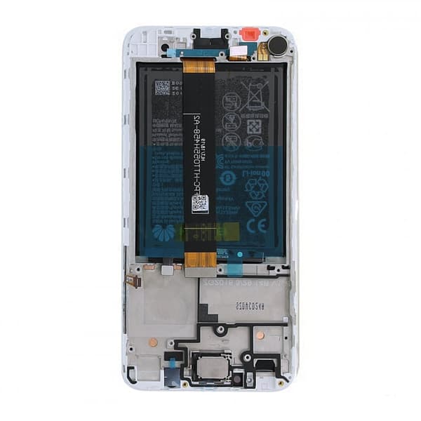 Huawei Y5 2018 Display Skärm med LCD Display med Batteri Original - Vit