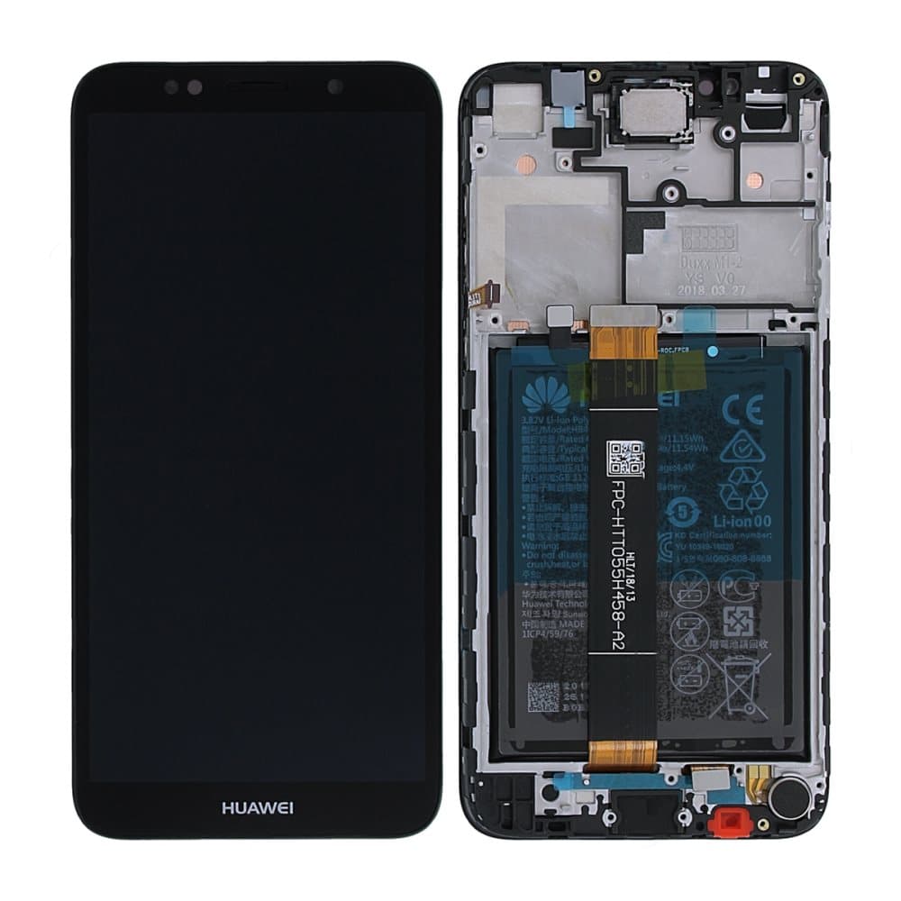 Huawei Y5 2018 Display Skärm/Display med Batteri Original - Svart