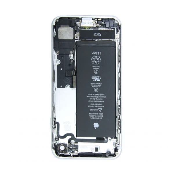 Begagnad iPhone 7 Baksida med Komplett Ram med Batteri (Begagnad) - Silver