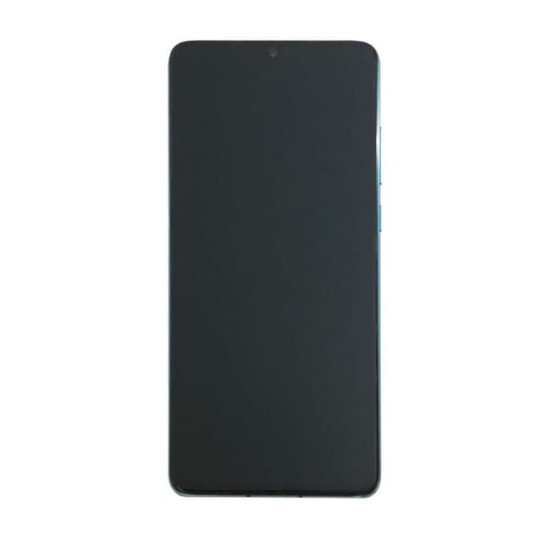 Huawei P30 Skärm/Display med Batteri Original - Aurora Blå