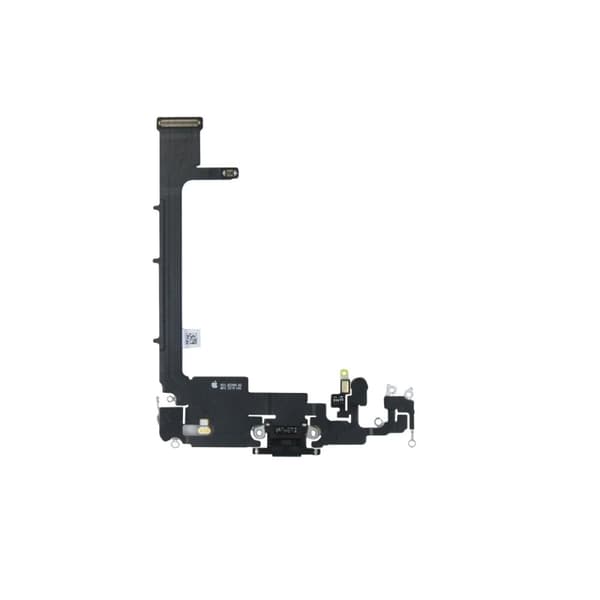 iPhone 11 Pro Max Laddkontakt Flexkabel - Rymdgrå