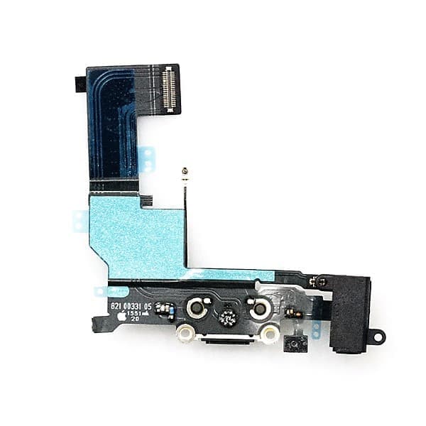iPhone SE Opladningsstik Flex Kabel - Sort