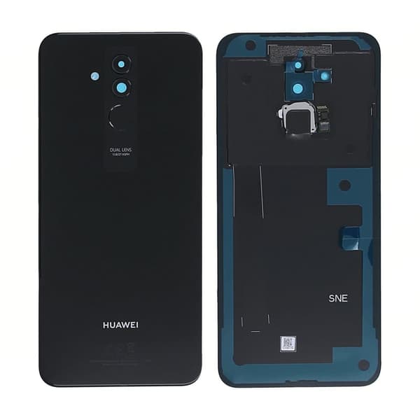Huawei Mate 20 Lite Takaosa/Akun Kansi Alkuperäinen - Musta