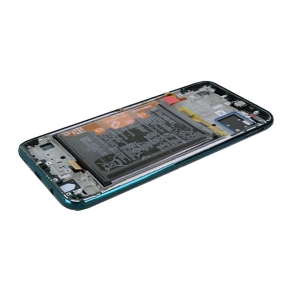 Huawei P40 Lite Skärm/Display med Batteri Original - Grön
