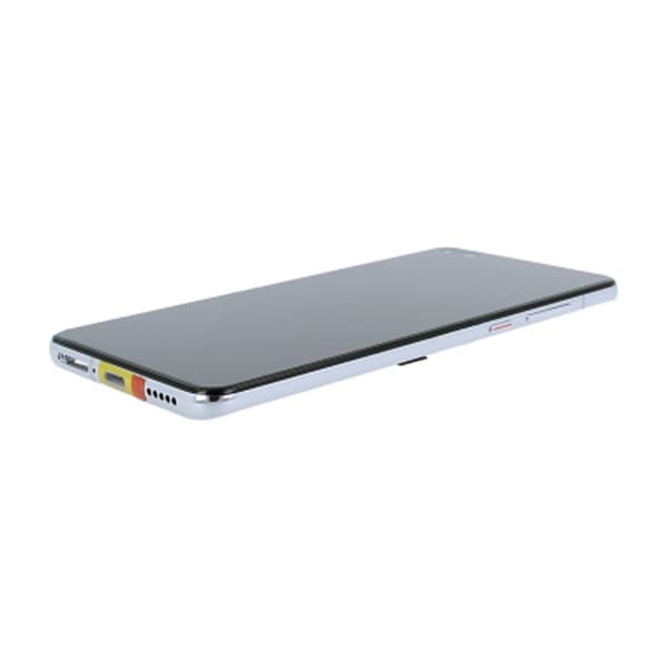 Huawei P40 skærm med LCD skærm + batteri original - sølv