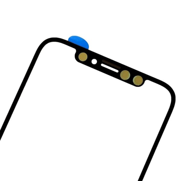 iPhone X Glasskærm med OCA Film - Sort