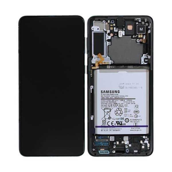 Samsung Galaxy S21 Plus Skærm / Skærm Original - Sort