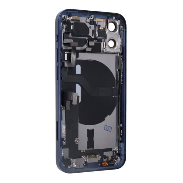 iPhone 12 Mini Baksida med Komplett Ram - Blå