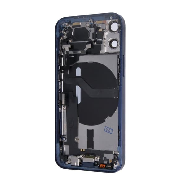 iPhone 12 Mini Baksida med Komplett Ram - Blå