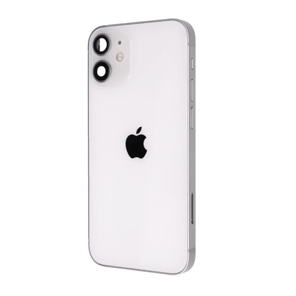 iPhone 12 Mini Baksida med Komplett Ram - Vit