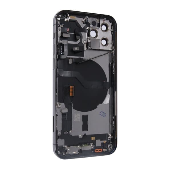 iPhone 12 Pro bagside med fuld ramme - Grafit