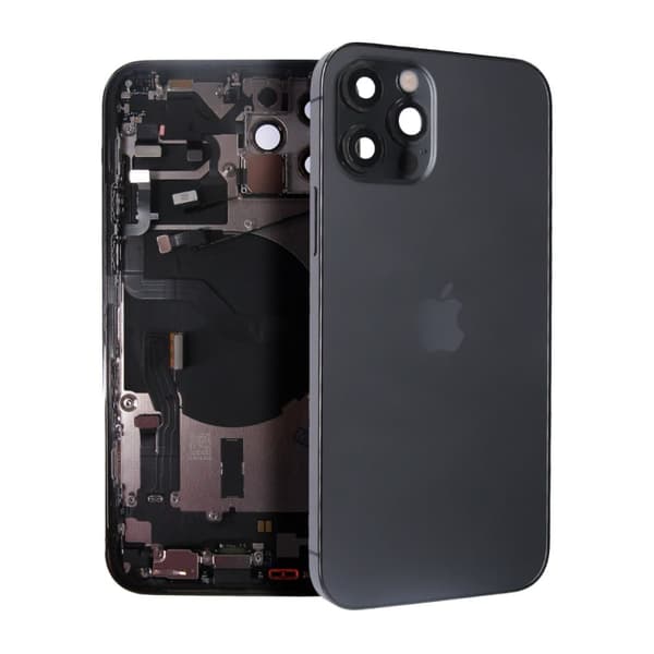 iPhone 12 Pro bagside med fuld ramme - Grafit